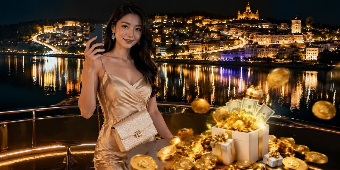 Người dùng tại Đà Lạt chơi casino trên điện thoại di động trong không gian quán cà phê yên tĩnh