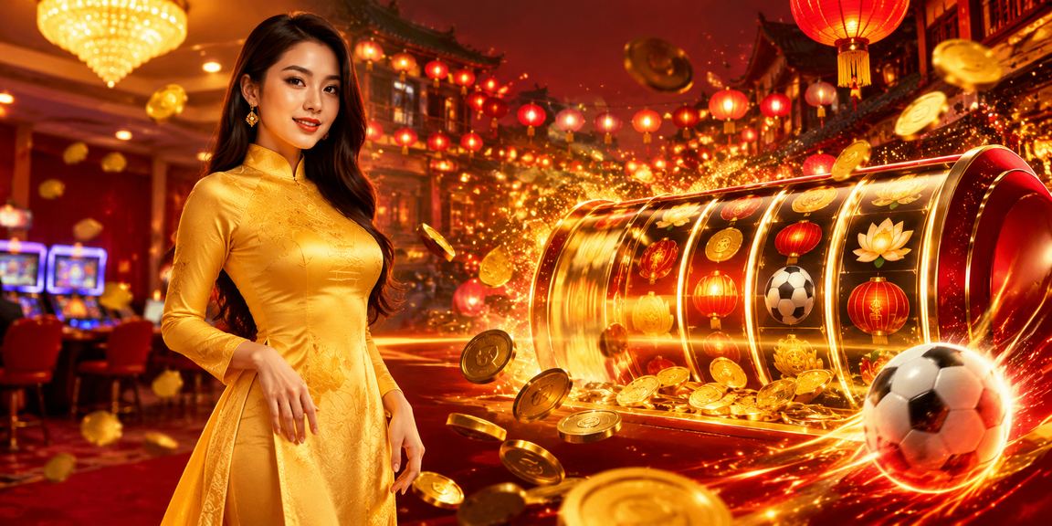 Người dùng Việt Nam tận hưởng trò chơi slot tại Hội An trên nền tảng 302