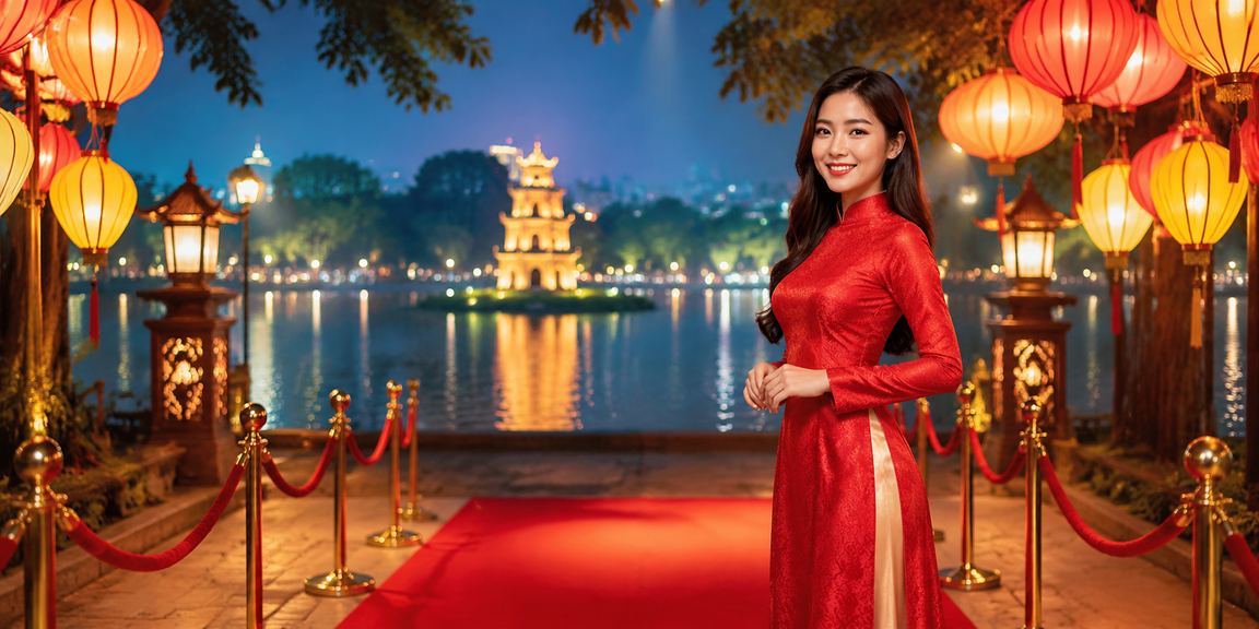 Khung cảnh giải trí trực tuyến tại Việt Nam với điện thoại và màn hình casino sôi động về đêm